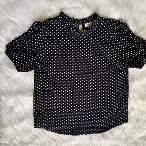✨ALL ITEMS $5✨  Monteau Polka Dotted Blouse